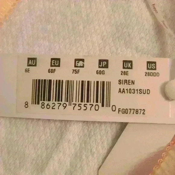 Freya Siren Plunge Balcony Bra 28DDD NWT – Underwire, Lace Embroidery - Picture 7 of 8